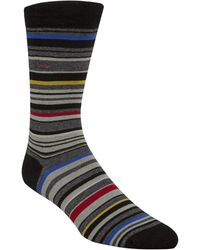 converse retro stripe crew socks