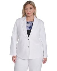 Calvin Klein - Plus Size Two-button Jacket - Lyst