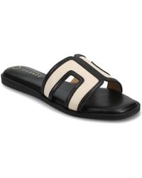 Journee Collection - Primah Slide Flat Sandals - Lyst