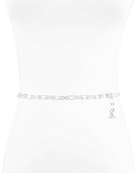 Sam Edelman - Double-e Logo Chain Dress Belt - Lyst
