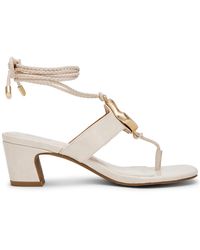 women's yossi lace mesh slide dress sandals Dolce Vita Women's Yossi Lace Mesh Slide Dress Sandals - Pink - Sandal heels