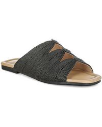 Rag & Co - Daisy Doe Raffia Square Toe Flats - Lyst