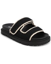 MIA - Gabri Double Strap Slip-on Slide Sandals - Lyst