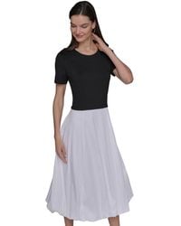 Karl Lagerfeld - Bubble Skirt Midi Dress - Lyst