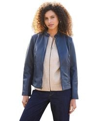 Celtic & Co. - Stand Collar Biker Jacket - Lyst