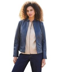 Celtic & Co. - Stand Collar Biker Jacket - Lyst