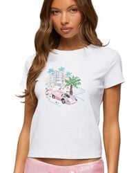 Edikted - City Angel Beaded Baby T Shirt - Lyst