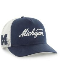 '47 - And Michigan Wolverines Contemporary Basics Foundation Trucker Hitch Adjustable Hat - Lyst