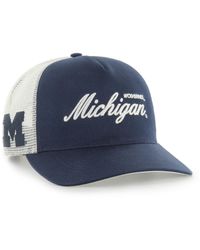 '47 - And Michigan Wolverines Contemporary Basics Foundation Trucker Hitch Adjustable Hat - Lyst