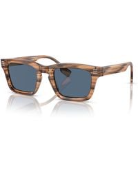 Burberry - Low Bridge Fit Sunglasses Be4403f - Lyst