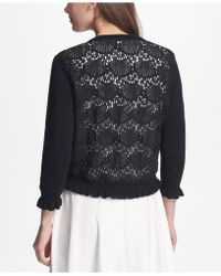 macy's black cardigan