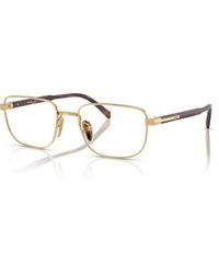 Prada - Rectangle Eyeglasses - Lyst