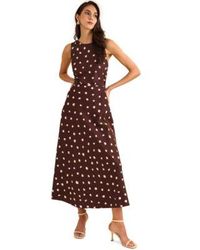 1.STATE - Printed Sleeveless Top Polka Dot Midi Skirt - Lyst