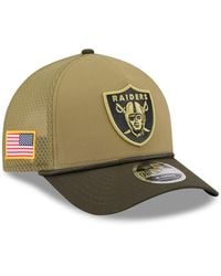 KTZ - Green Las Vegas Raiders 2025 Salute To Service 9forty A-frame M-crown Adjustable Hat - Lyst