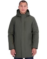 Calvin Klein - Hooded Flextech Parka Jacket - Lyst