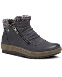 Spring Step - Cleora Water Resistant Dual-zip Bootie - Lyst