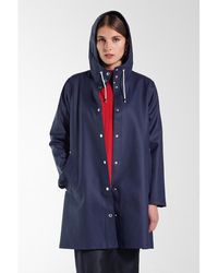 Stutterheim - Mosebacke Hooded Long Sleeve Raincoat - Lyst
