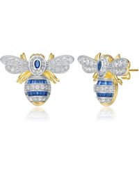 Genevive Jewelry - Sterling Silver 14k Yellow Gold Plated - Lyst