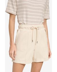 Marc New York - Andrew Marc Sport Pull On High Rise Twill Utility Shorts - Lyst