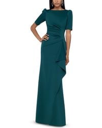 Xscape - Ruched A-line Gown - Lyst