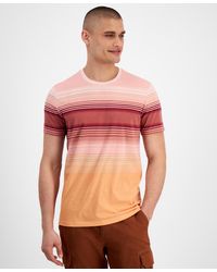 Sun & Stone - Sun + Stone Short Sleeve Crewneck Soft Stripe T-shirt - Lyst
