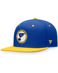Fanatics - Distressed St. Louis Blue Distresseds Heritage Vintage-like Retro Fitted Hat - Lyst