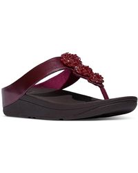 Fitflop - Fino Beadie Wedge Sandals - Lyst