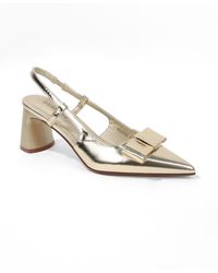 BERNESS - Eloise Bow Accent Slingback Pumps - Lyst