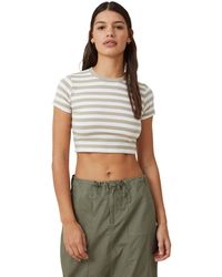 Cotton On - Micro Crop T-shirt - Lyst