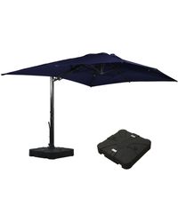 Mondawe - 10ft Suqare 360 Degree Rotation Cantilever Umbrella W/ Weight Base Included - Lyst