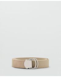 Mango - Leather Mixed Belt - Lyst