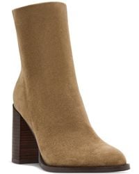 Steve Madden - Obsession Block-heel Booties - Lyst