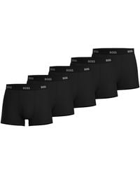 BOSS - Boss By 5-pack Authentic Solid Trunks - Lyst