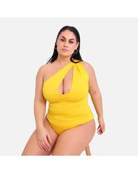 Rebdolls - Plus Size Honey Cut Out One Piece Swimsuit - Lyst