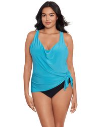 Magicsuit - Plus Size Solids Winnie V-neck Tankini Top - Lyst