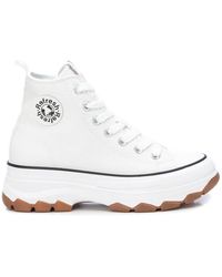 Xti - Canvas High-top Sneakers By - Lyst