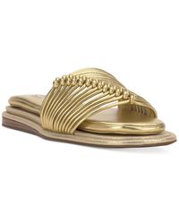 Jessica Simpson - Belarina Slip-on Strappy Slide Sandals - Lyst