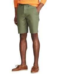 classic fit stretch military shorts