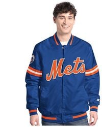 Starter - Â New York Mets Scout Full-snap Varsity Jacket - Lyst