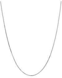 Macy's - Box Chain 18" Necklace (1/2mm - Lyst
