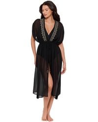 Miraclesuit - Beach Etc. Beaded Cover-up Kimono - Lyst
