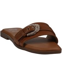 Gc Shoes - Kenna Embellished Buckle Flat Sandals - Lyst