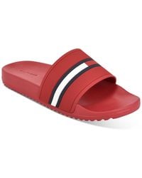 Tommy Hilfiger - Ennis Slide Sandals - Lyst