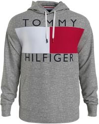 Tommy Hilfiger - Big & Tall Quinn Drawstring Hoodie Sweatshirt - Lyst