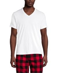 Lands' End - Big & Tall V-neck Undershirt 3 Pack - Lyst