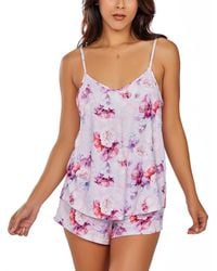 iCollection - 2pc. Soft Floral Tank And Short Pajama Set - Lyst