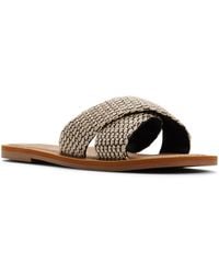 Roxy - Andreya Raffia Ladies Slip On Sandals - Lyst