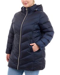 Michael Kors - Michael Plus Size Hooded Packable Down Puffer Coat - Lyst