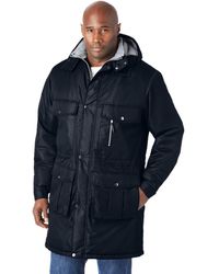 Kingsize - Big & Tall Longer-length Boulder Creek By Fleece-lined Parka - Lyst