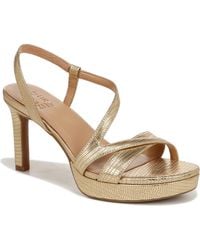 Naturalizer - Abby Open Square Toe Platform Dress Sandals - Lyst